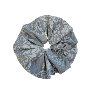 KÆMPE SCRUNCHIE | Grå-mønstret