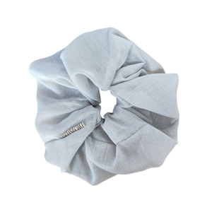 KÆMPE SCRUNCHIE | Lysegrå