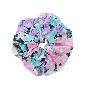 KÆMPE SCRUNCHIE | Spraglet m. blomster