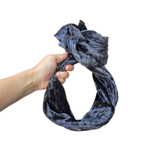 JUMBO WIRE HÅRBÅND | Grå velour