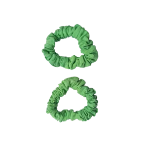 MINI SCRUNCHIES | 2 stk. bladgrøn