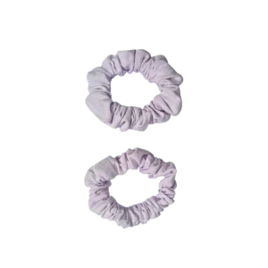 MINI SCRUNCHIES | 2 stk. lyselilla