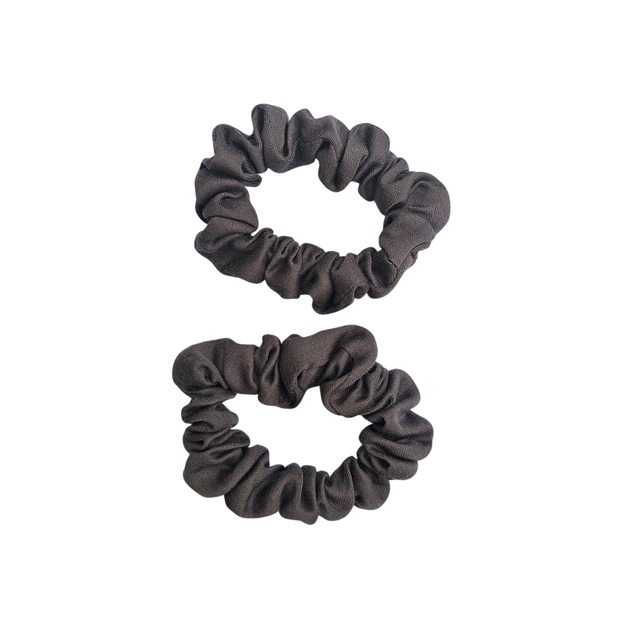 MINI SCRUNCHIES | 2 stk. mørkegrå
