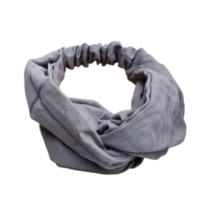 ELASTIK HÅRBÅND | Gråt m. striber