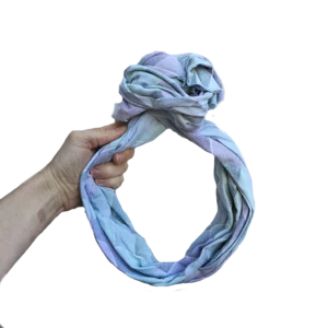 JUMBO WIRE HÅRBÅND | Blå lilla mønstret