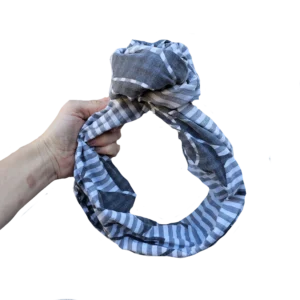 JUMBO WIRE HÅRBÅND | Hvid sort mønstret